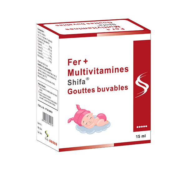 Fer-+-MFer + Multivitamines Gouttes buvablesultivitamines