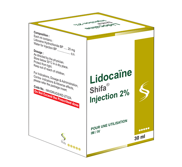 Lidocaïne Injection 2%